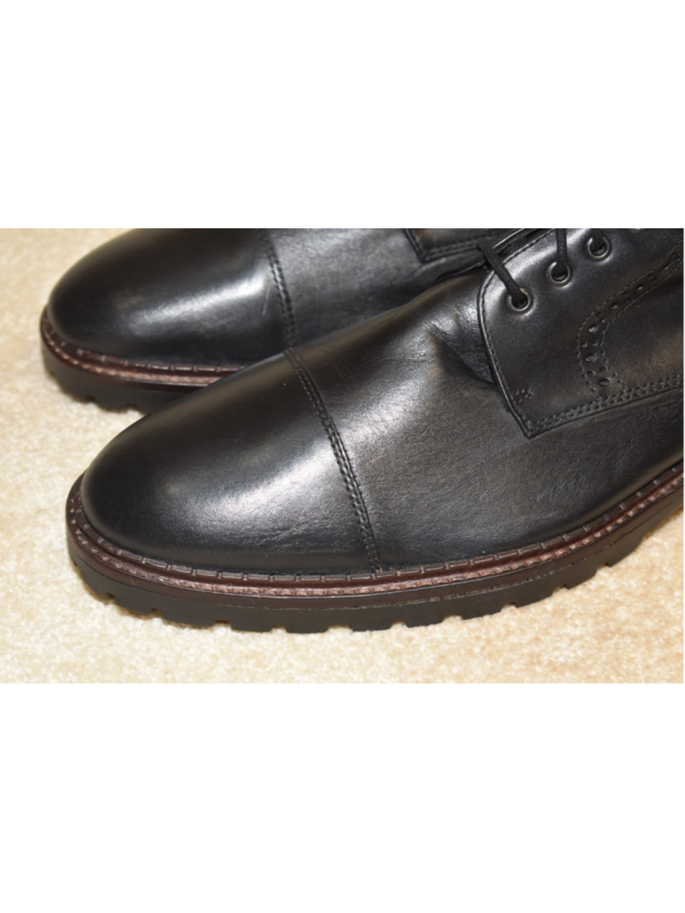 JOHNSTON & MURPHY "SHEEPSKIN" BOOTS 11 M $275 - Picture 4 of 8